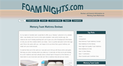 Desktop Screenshot of foamnights.com